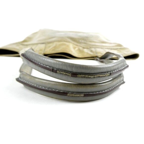 Coach Vintage Op Art Taupe Patent Leather Tote 17020 - Picture 6 of 16